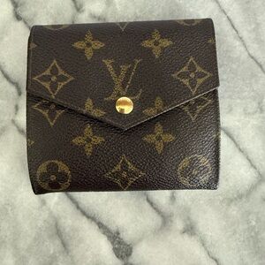 Louis Vuitton Dark Brown Monogram Wallet